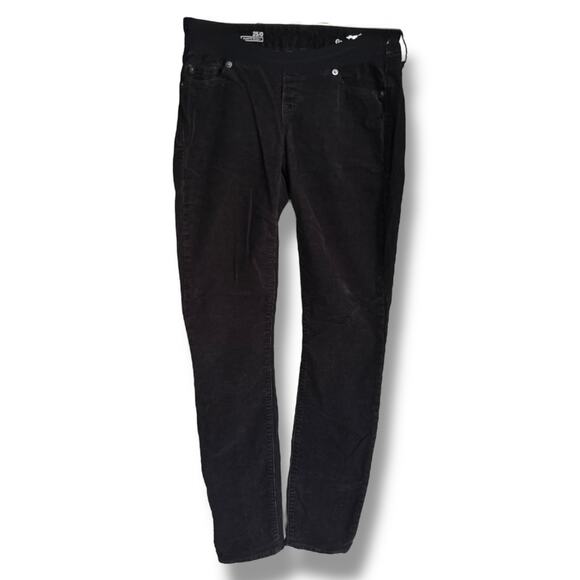 Gap Maternity Always Skinny Womens Black Corduroy Pants‎ Size 25 or 0 - Picture 1 of 5